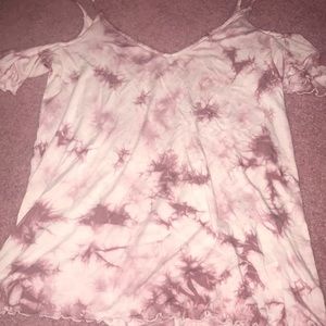 Off the shoulder tank top shirt